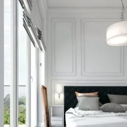 PROVISTON | Zierleiste "NE002" | 18 X 40 X 2000 Mm | Weiß | Wandleiste | Wanddekoration | Hochwertig -Fond D'écran Soldes MD002 4