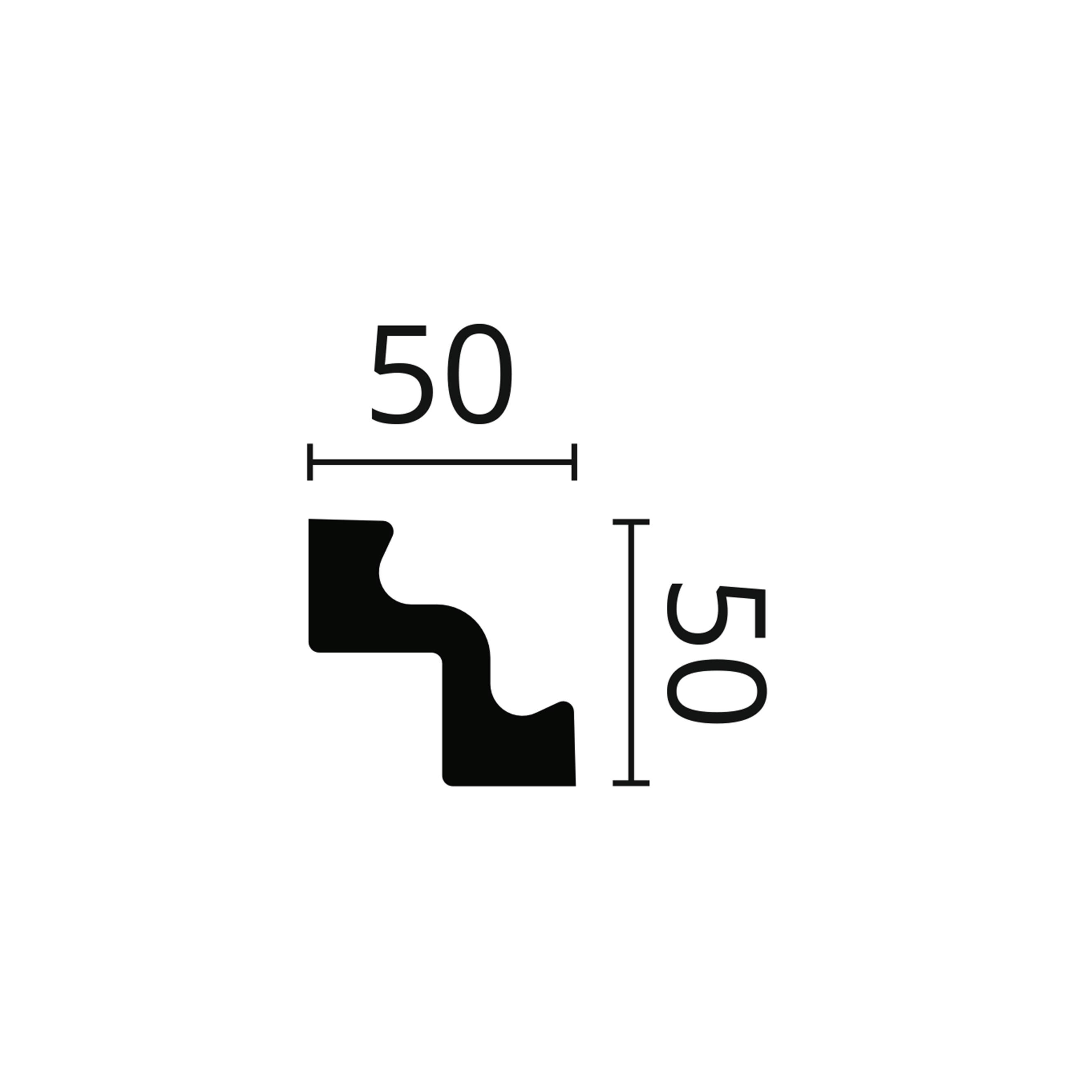 Moulure De Plafond Magnifique NMC NOMASTYL ST2 50 X 50 Mm Polystyrène Léger Blanc 3 Moulure De Plafond Magnifique NMC NOMASTYL ST2 50 X 50 Mm Polystyrène Léger Blanc