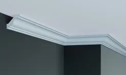 Elite Decor Moulure De Plafond Chic P812 | 54 X 50 Mm | Polyuréthane Résistant à L'humidité, Fexible