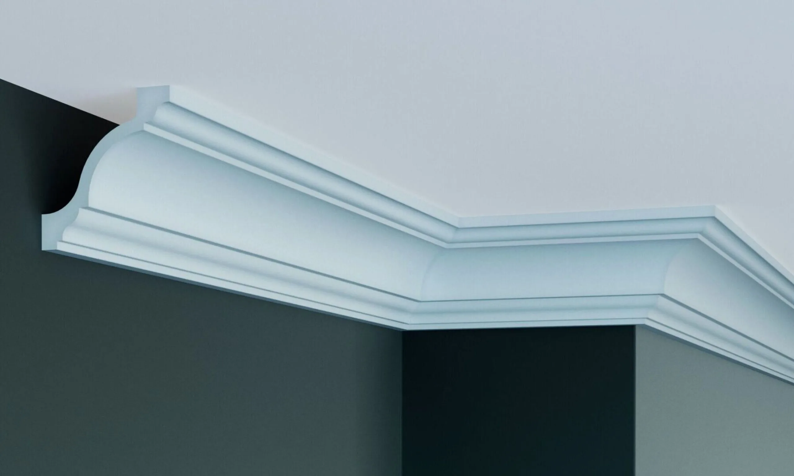 Elite Decor Moulure De Plafond Sublime P835 | 83 X 83 Mm | Polyuréthane Résistant à L'humidité, Fexible 3 Elite Decor Moulure De Plafond Sublime P835 | 83 X 83 Mm | Polyuréthane Résistant à L'humidité, Fexible