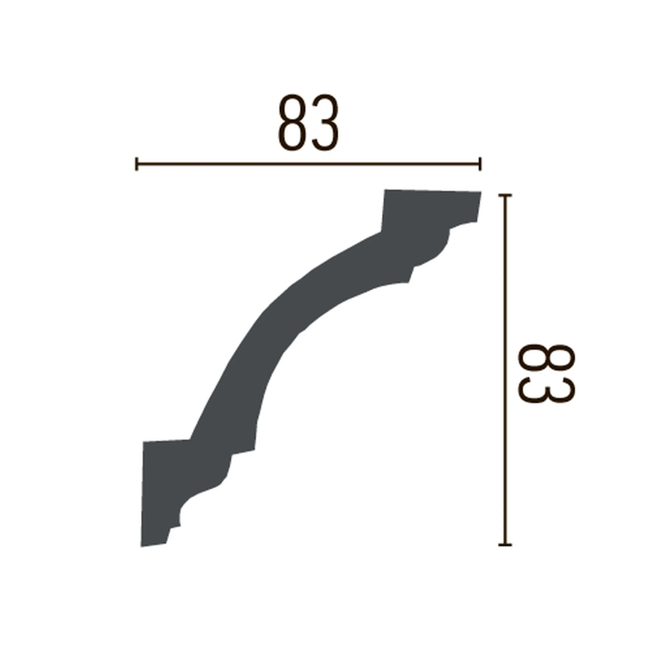 Elite Decor Moulure De Plafond Sublime P835 | 83 X 83 Mm | Polyuréthane Résistant à L'humidité, Fexible 4 Elite Decor Moulure De Plafond Sublime P835 | 83 X 83 Mm | Polyuréthane Résistant à L'humidité, Fexible – Image 2