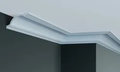 Elite Decor | Stuckleiste P949 | Polyurethan | 145 X 113 X 2000 Mm | Styropor Deckenleiste | Weiß -Fond D'écran Soldes P949 3