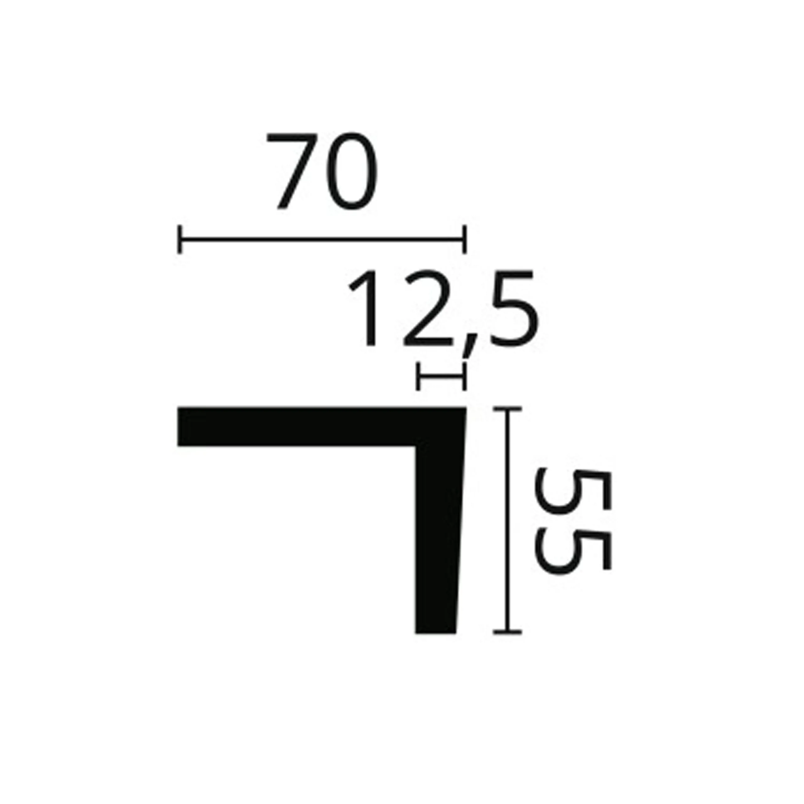 Cimaise Tendance NMC WALLSTYL WS2 55 Mm X 70 Mm X 2200 Mm Polystyrène 3 Cimaise Tendance NMC WALLSTYL WS2 55 Mm X 70 Mm X 2200 Mm Polystyrène