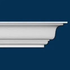 Wiesemann Moulure De Plafond Noble | 85 X 120 Mm | Polystyrène -Fond D'écran Soldes ambelia 21 4