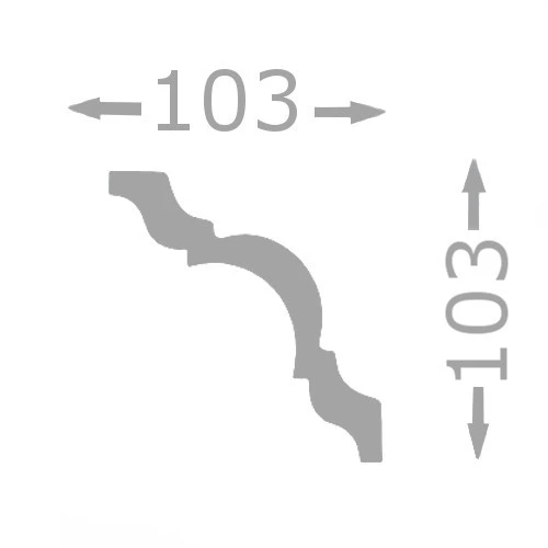 Wiesemann Moulure De Plafond Moderne | 103 X 103 Mm | Polystyrène 3 Wiesemann Moulure De Plafond Moderne | 103 X 103 Mm | Polystyrène