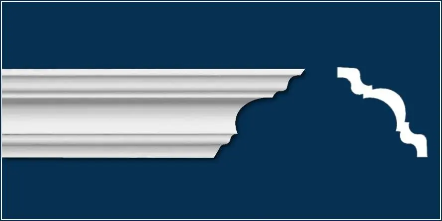 Wiesemann Moulure De Plafond Jolie | 71 X 71 Mm | Polystyrène 6 Wiesemann Moulure De Plafond Jolie | 71 X 71 Mm | Polystyrène – Image 4